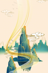 新中式背景