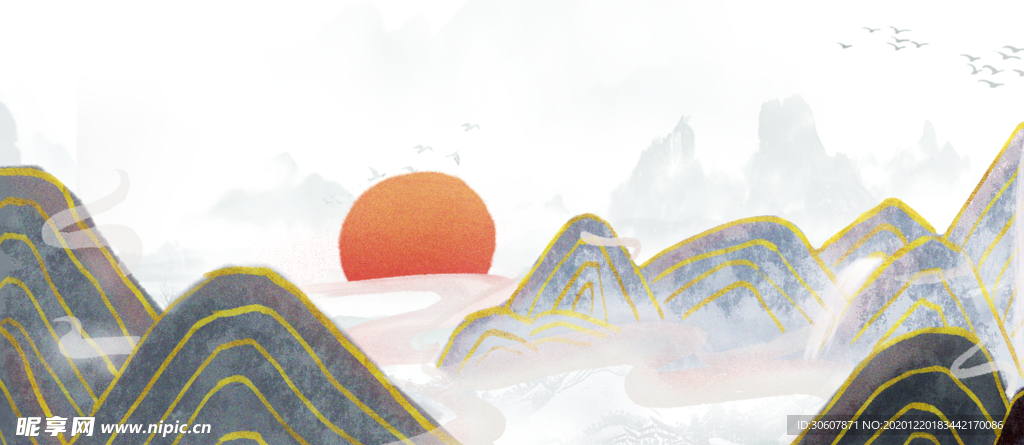 新中式壁画