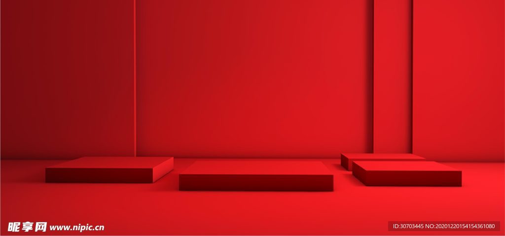 红色