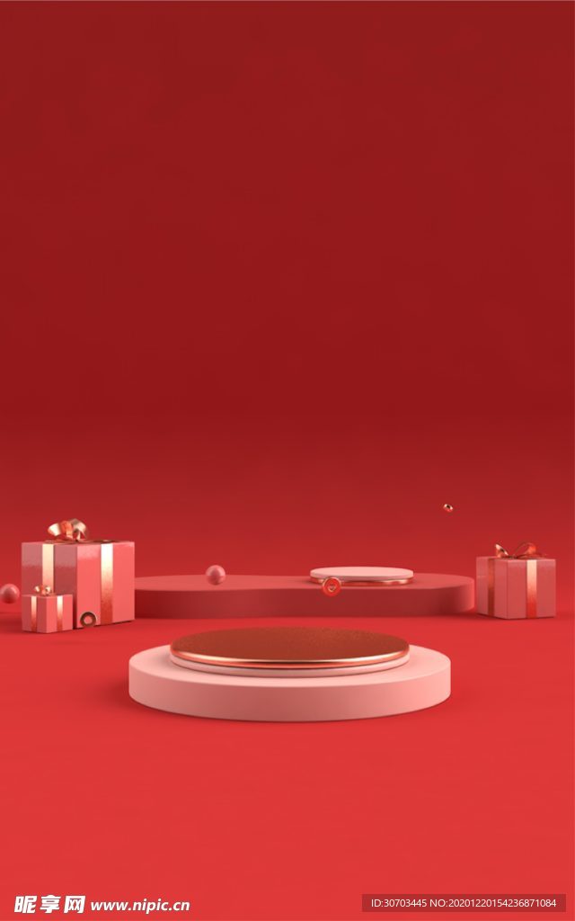 红色