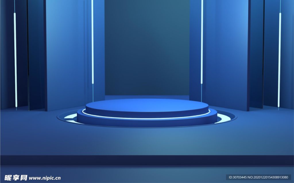 蓝色