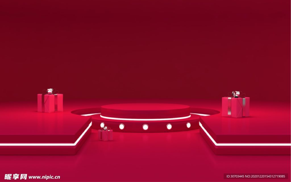 红色