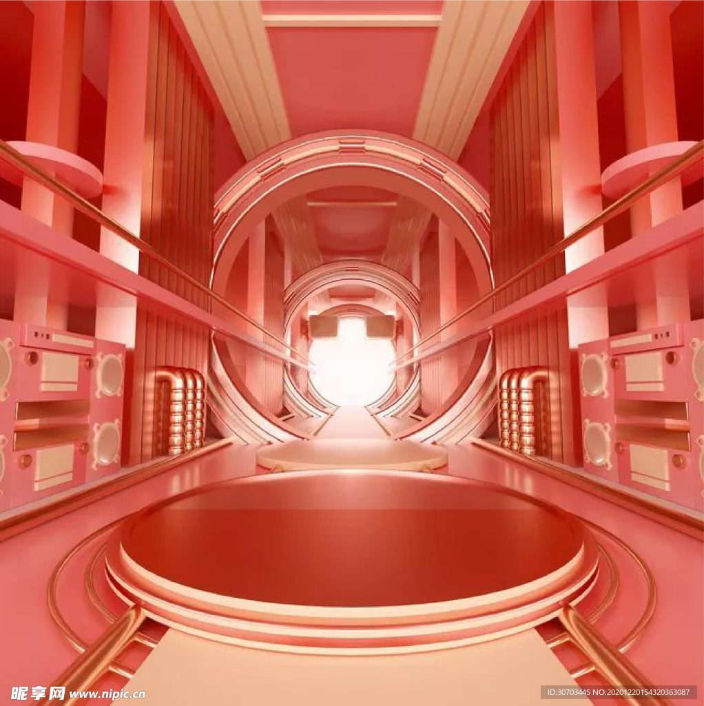 红色