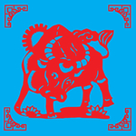 牛剪纸