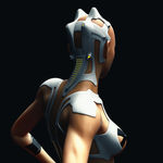 C4D 模型 女性机器人物模型