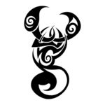 蝎子雕刻图