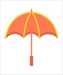 矢量雨伞