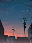 夕阳图片