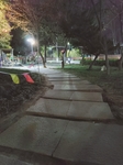 夜晚公园的角落