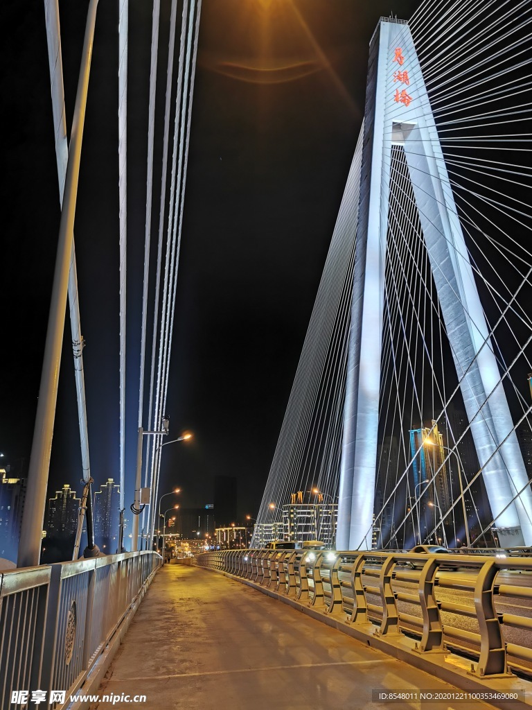 武汉月湖桥夜景