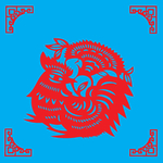 鸡剪纸