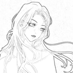 美女线稿