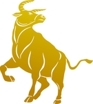 2021牛年新年金牛