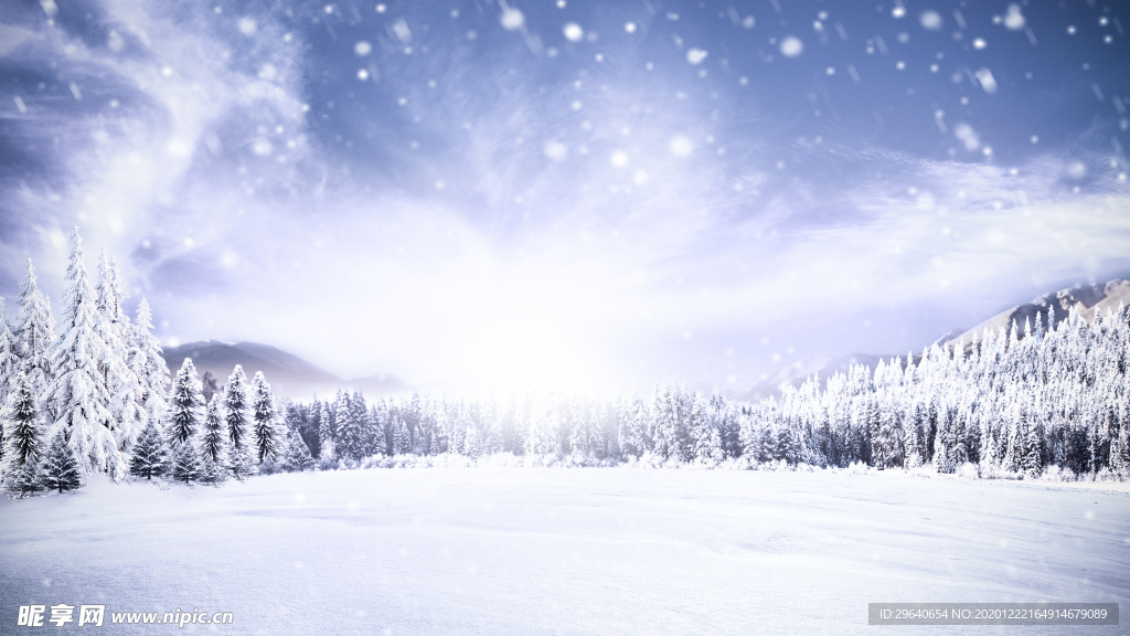 冬天雪景