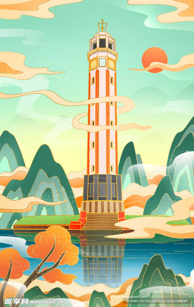 国潮风景