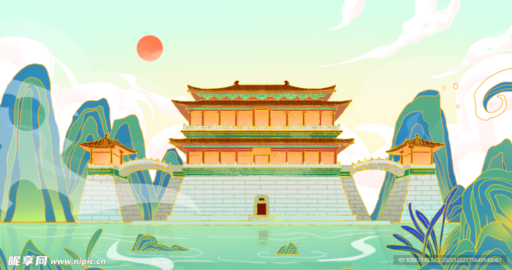 国潮风景