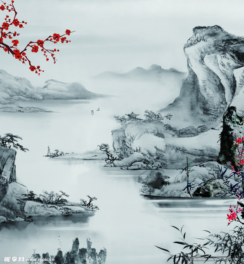 水墨画