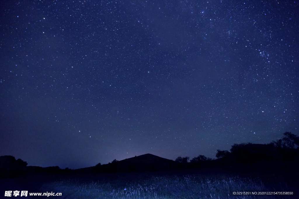 夜空星星夜景繁星