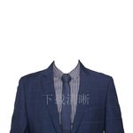 证件照男西装素材
