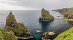 大海礁石天空海水风景