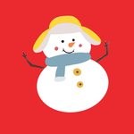 矢量小雪人