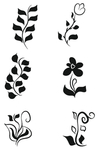树叶花纹