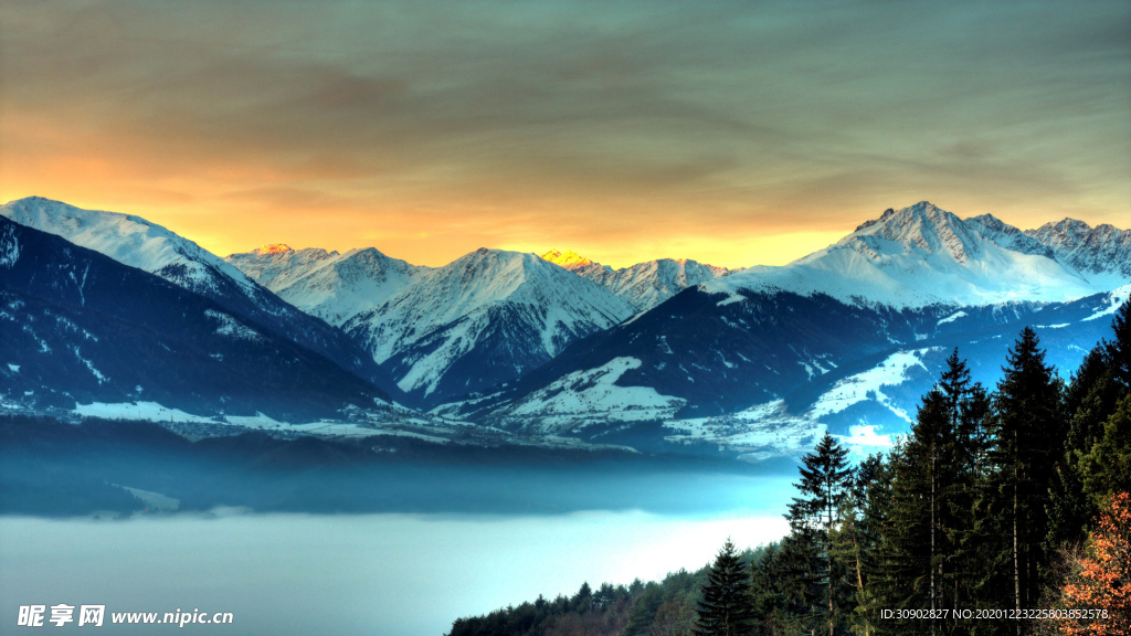 雪山图片