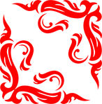 中国风花纹