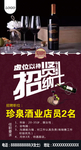 红酒招贤纳士海报