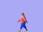 潮流卡通人物 C4D卡通设计