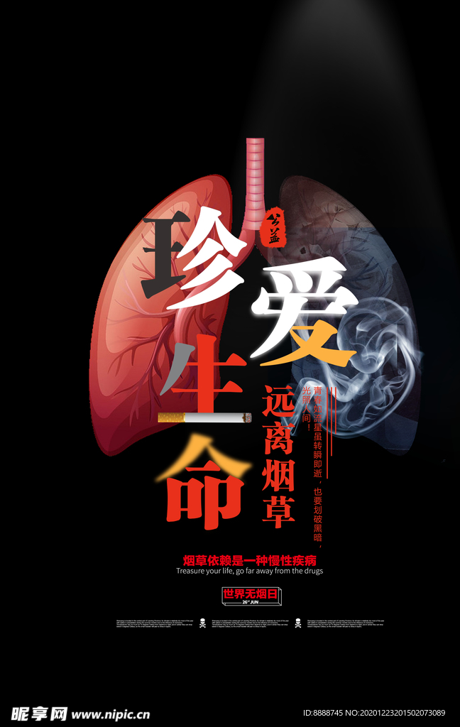 吸烟危害海报