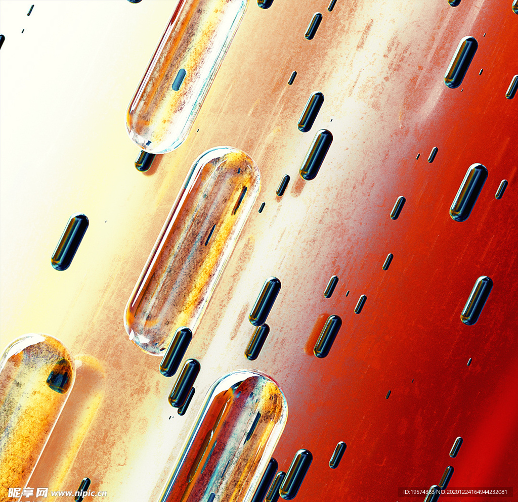 C4D 模型粒子颗粒