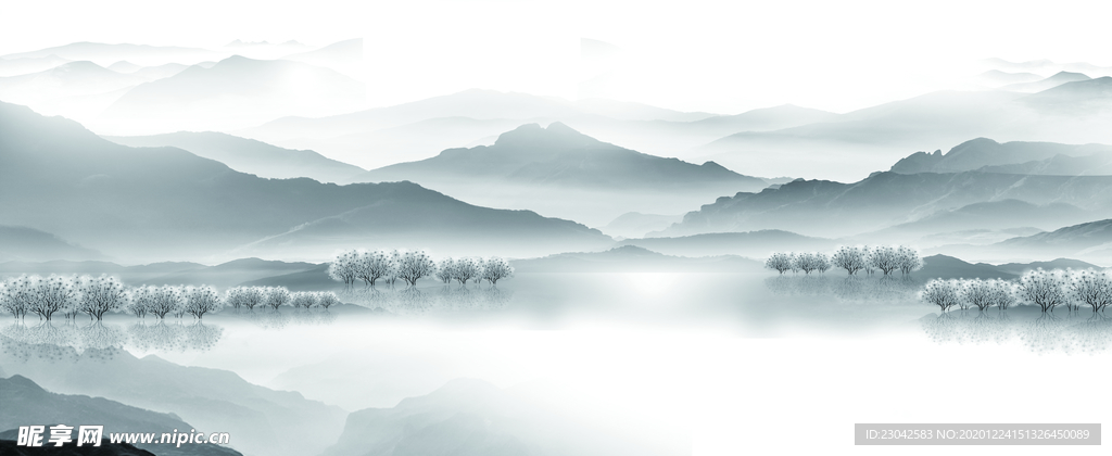 云雾山水
