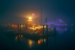 码头夜景