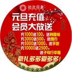 元旦新年地贴