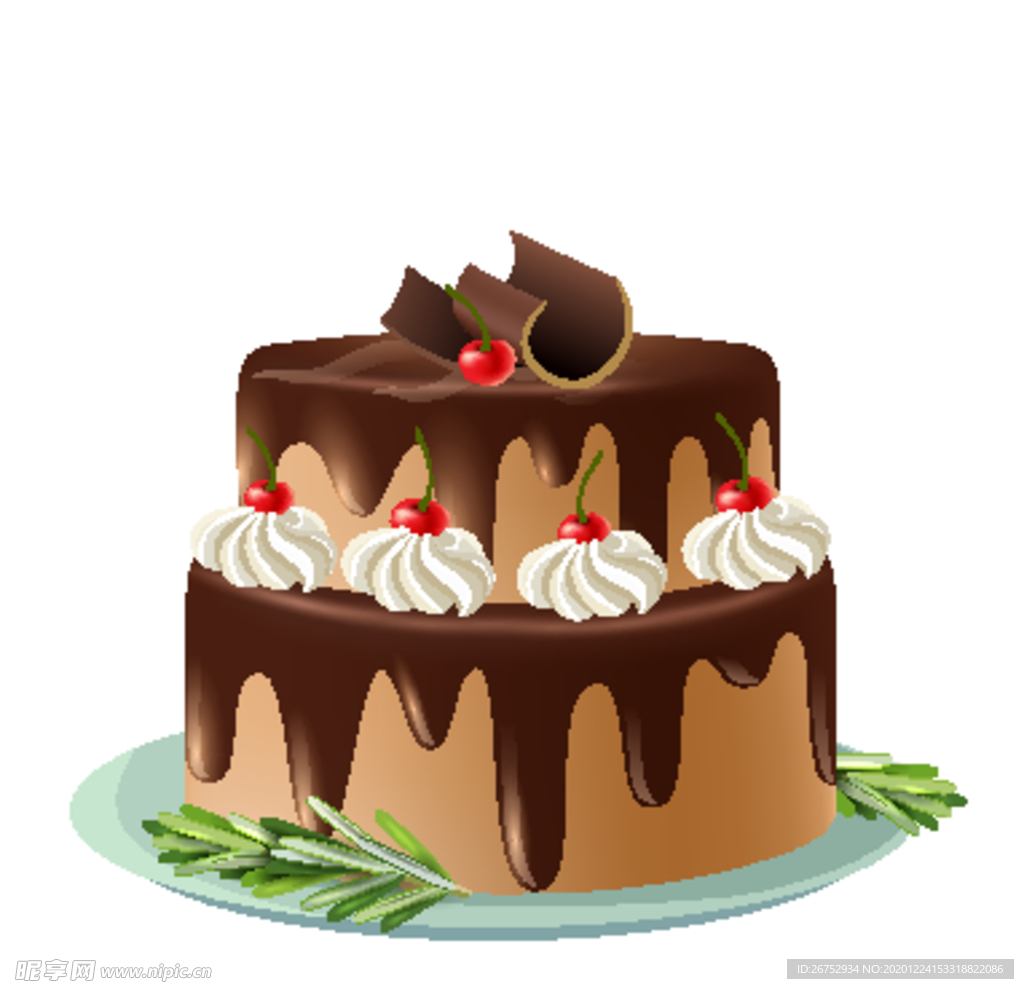 矢量蛋糕