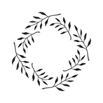 手绘花藤边框