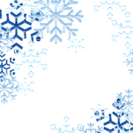 雪花边框