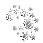 灰色雪花
