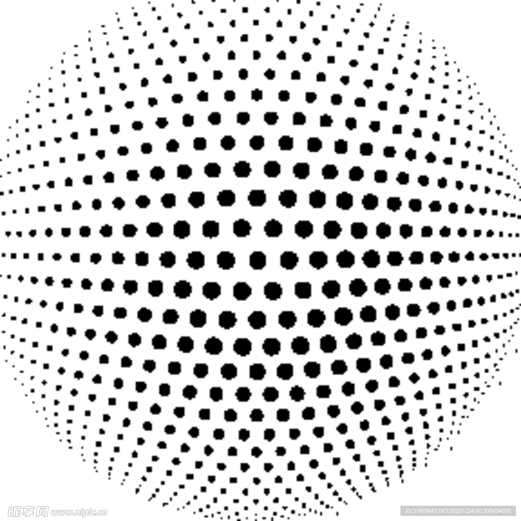 黑白抽象波点画设计图__广告设计_广告设计_设计图库_昵图网nipic.com