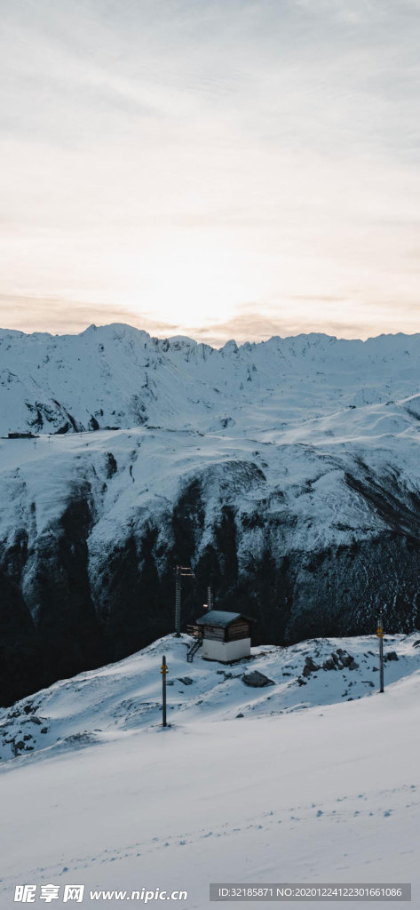 下雪风景图片