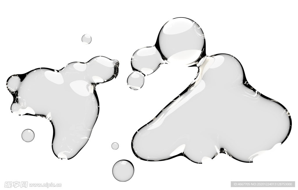 水滴水珠泡泡  透明肥皂泡泡