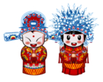 卡通新郎新娘PNG免扣素材