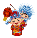 卡通新郎新娘PNG免扣素材