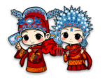 卡通新郎新娘PNG免扣素材