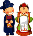 卡通新郎新娘PNG免扣素材