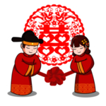 卡通新郎新娘PNG免扣素材