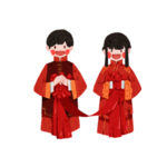 卡通新郎新娘PNG免扣素材