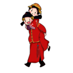 卡通新郎新娘PNG免扣素材
