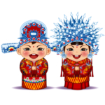 卡通新郎新娘PNG免扣素材